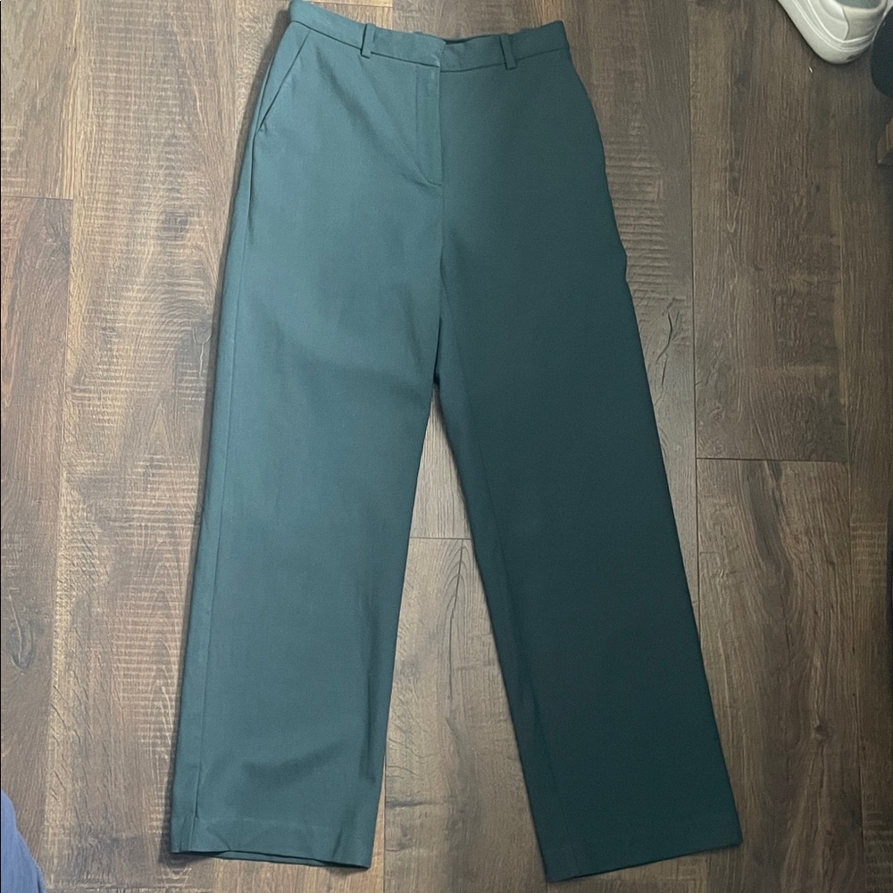Babaton Green Straight Leg Pants